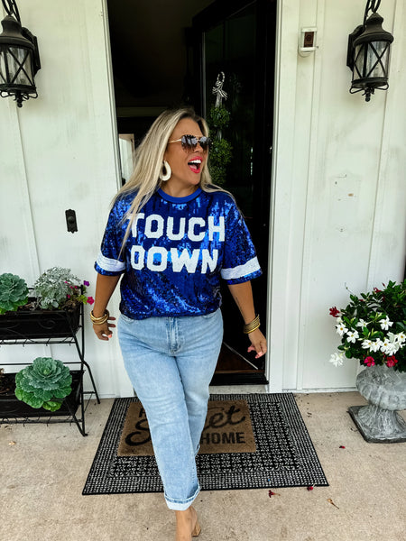 PREORDER: Game Day Sequin Top in Two Colors