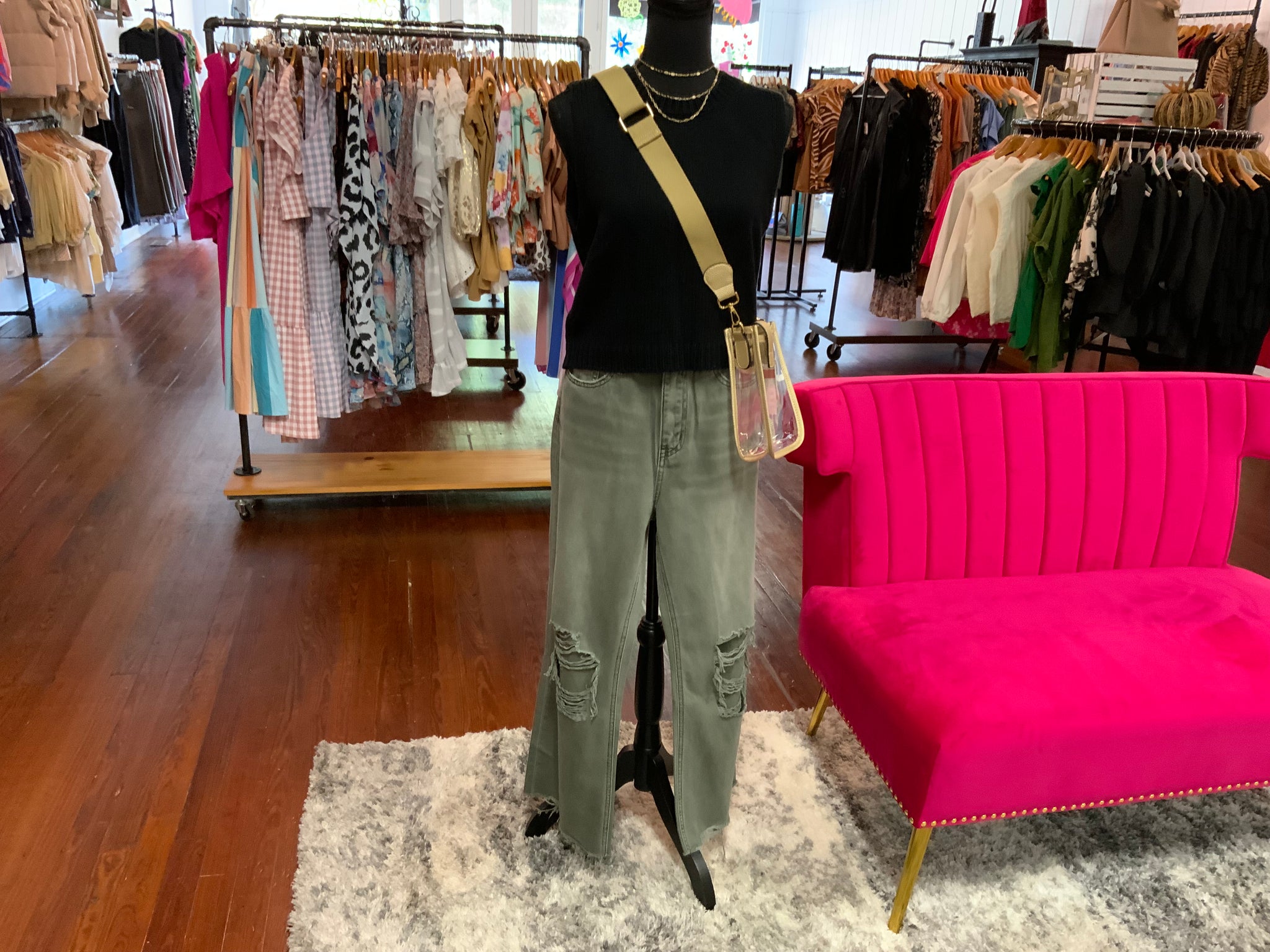 Vervet 90"s Vintage Crop Flare Jeans