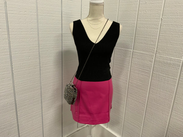 ee:some  Pleather Pencil Skirt