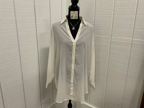 Hyfve Oversized Button Down Shirt