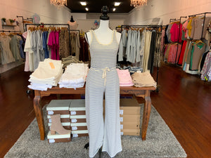 By Together Marcie Striped Jumpsuit