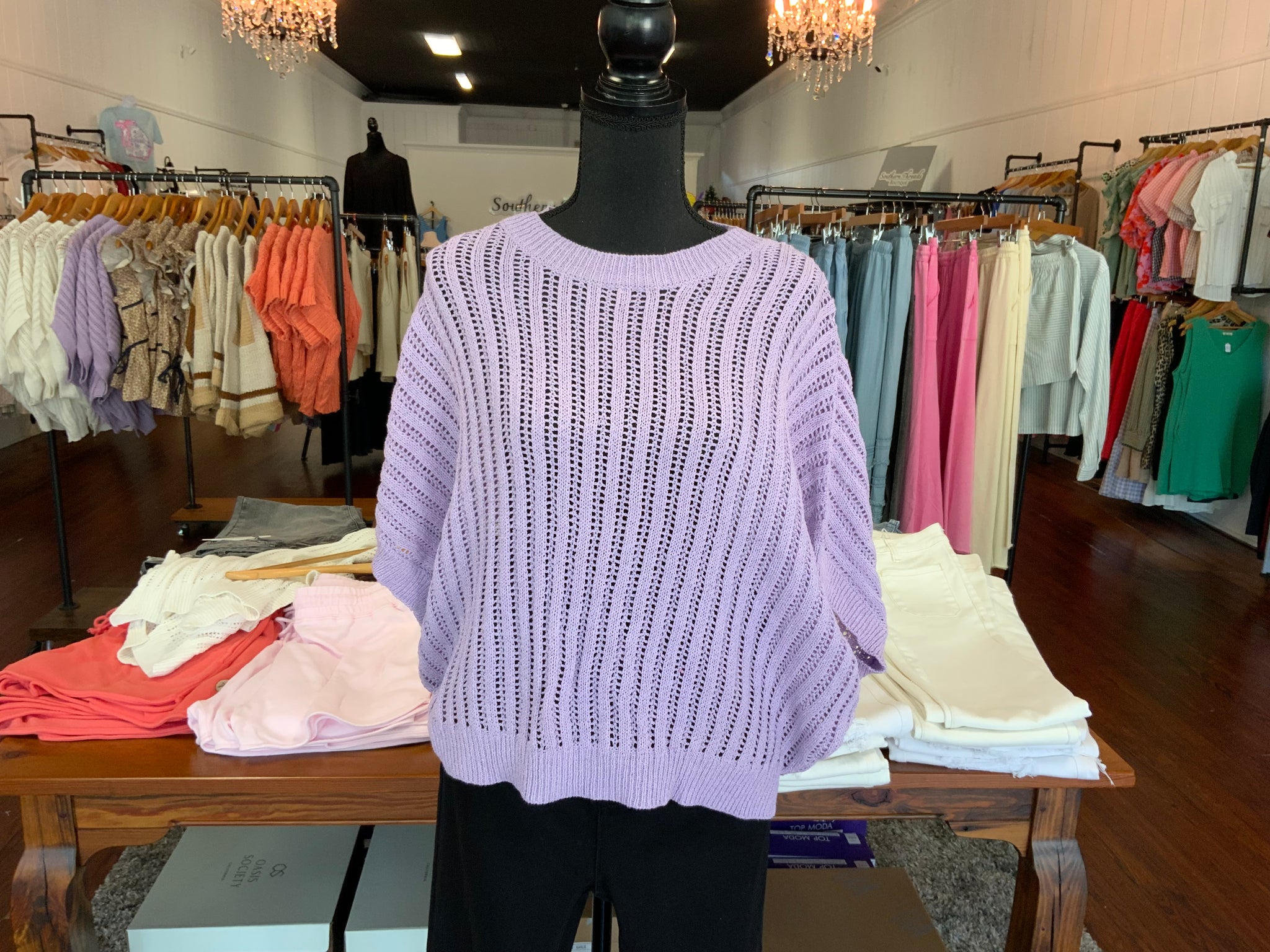 ee:some Loose Fit Dolman Sleeve Top