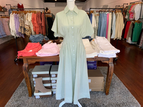 By Together Button Down Midi Dress
