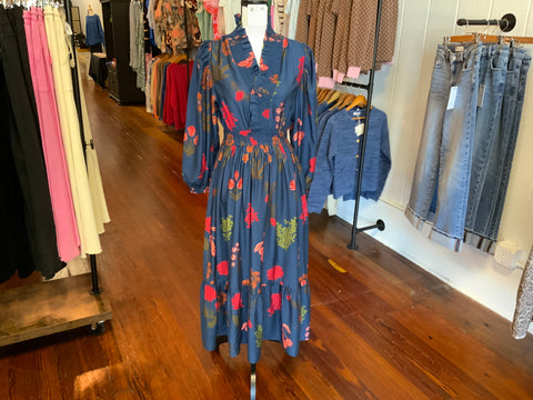 Umgee  Abstract Print Dress