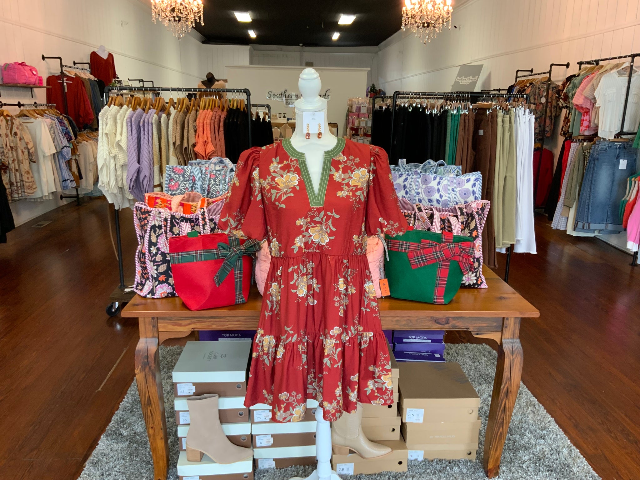 Entro Floral Print Short Sleeve Mini Dress