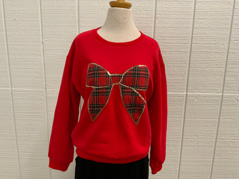 She & Sky Long Sleeve Christmas Knit Top
