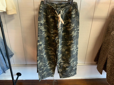 Mittoshop Olive Camo Pants W/ Drawstring