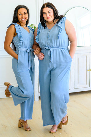 Johanna Chambray Jumpsuit